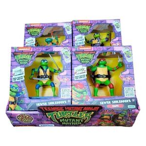 Teenage Mutant Ninja Turtles Mutant Mayhem Sewer Shredders w TMNT Display